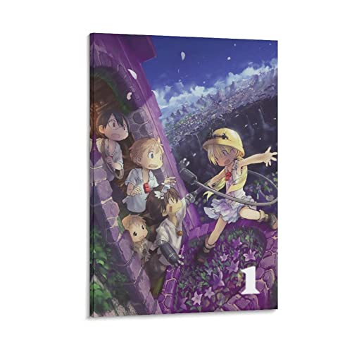 Anime Manga Made in Abyss Poster für Schlafzimmer, Ästhetik, Bilderdruck, Leinwandgemälde, 20 x 30 cm Rahmen von CAIAO