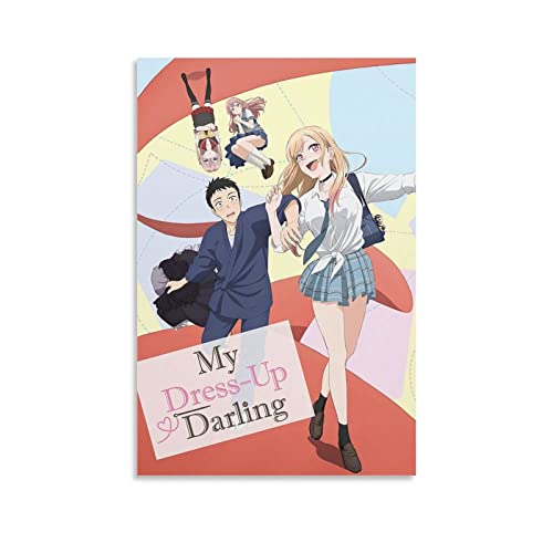 Anime My Dress Up Darling Poster für Schlafzimmer, Ästhetik, Bilddruck, Leinwandbild, 40 x 60 cm, ohne Rahmen von CAIAO
