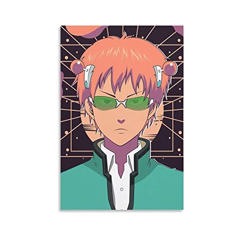 Anime The Disastrous Life of Saiki K-Poster für Schlafzimmer, Ästhetik, Bilddruck, Leinwandbild, 20 x 30 cm, ohne Rahmen von CAIAO