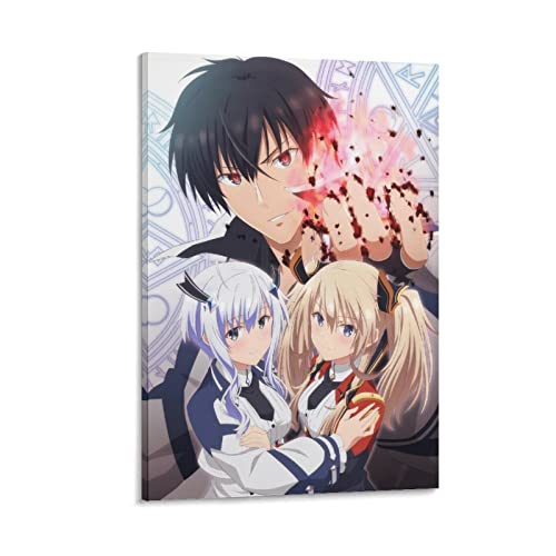 Anime The Misfit of Demon King Academy Poster Bild Kunstdruck Leinwand Gemälde Schlafzimmer Ästhetik 20 x 30 cm gerahmt von CAIAO