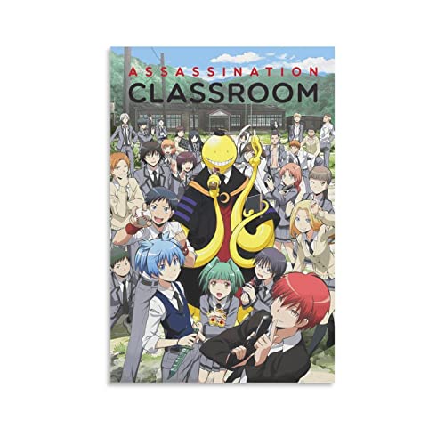 Assassination Classroom Anime Poster Bild Druck Leinwand Gemälde Schlafzimmer Ästhetik 20 x 30 cm ohne Rahmen von CAIAO