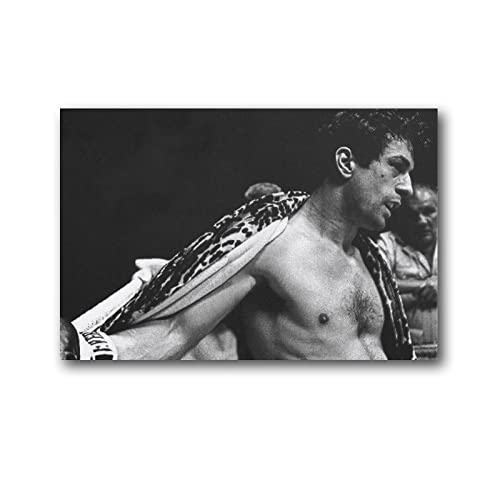 Filmposter mit Raging Bull-Motiv, Leinwand, Kunstdruck, Poster, Fotobild, Gemälde, Poster, Raumdekoration, 50 x 75 cm von CAIAO