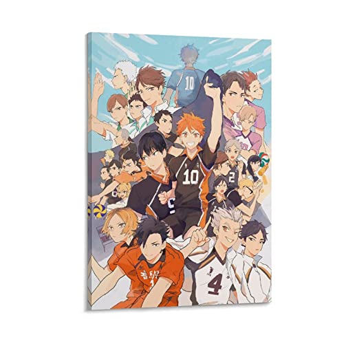 Haikyuu Anime-Poster, Bilddruck, Leinwand, Gemälde, Schlafzimmer, Ästhetik, 40 x 60 cm von CAIAO