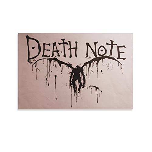 Japan Anime Death Note Poster Bild Druck Leinwand Gemälde Schlafzimmer Ästhetik 50 x 75 cm UnFrame von CAIAO