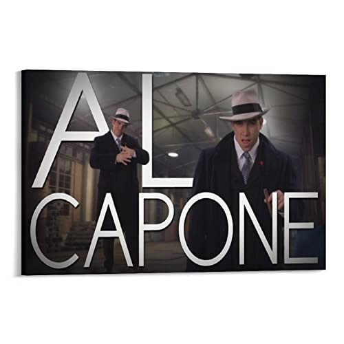 Mafia Al Capone Poster Leinwand Poster Wandkunst Bild Drucke Hängende Foto Dekor Home Poster Kunstwerke 30 x 45 cm von CAIAO