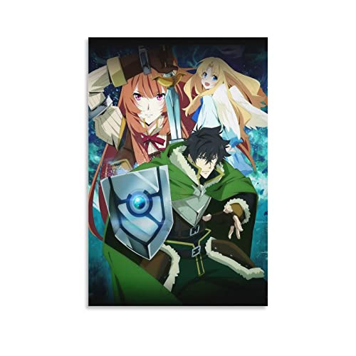 Manga Anime The Rising of the Shield Hero Poster Bild Kunstdruck Leinwand Gemälde Schlafzimmer Ästhetik 20 x 30 cm ohne Rahmen von CAIAO