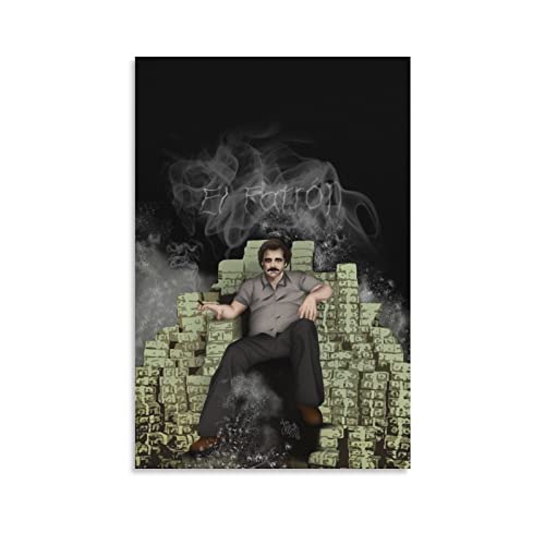 Pablo Escobar Drogenterroristen Have Money Poster, Leinwand, dekorativ, modern, Zuhause, Kunstdruck, 50 x 75 cm von CAIAO