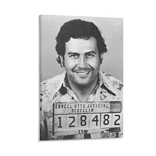 Pablo Escobar Posterdruck, Fotokunst, Malerei, Leinwand, Poster, Heimdekoration, 30 x 45 cm von CAIAO