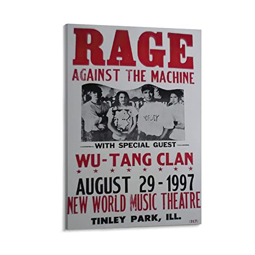 Rage Against The Machine Poster mit speziellem Gästekunst-Poster Leinwand Malerei Dekor Wanddruck Foto Zuhause moderne dekorative Poster 30 x 45 cm von CAIAO