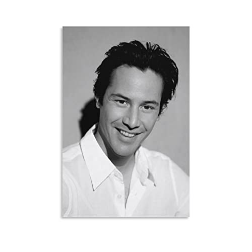 Schauspieler Keanu Reeves Star Poster Bild Druck Leinwand Gemälde Schlafzimmer Ästhetik 60 x 90 cm Unframe Stil von CAIAO