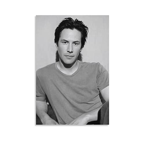 Schauspieler Keanu Reeves Young Poster Bild Druck Leinwand Gemälde Schlafzimmer Ästhetik 40 x 60 cm Unframe Stil von CAIAO