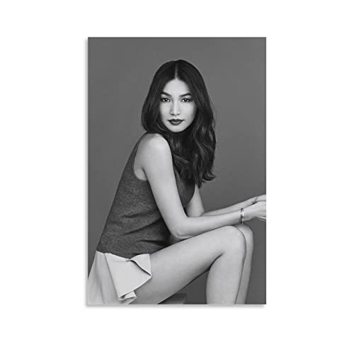 Schauspielerin Gemma Chan Poster für Schlafzimmer, Ästhetik, Bilddruck, Leinwandbild, 30 x 45 cm, ungerahmt von CAIAO