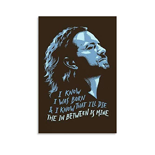 CAICAI Quadro Do Pearl Jam Leinwand Kunst Poster und Wandkunst Bilddruck Moderne Familienzimmer Dekor Poster 12x18inch(30x45cm) von CAICAI