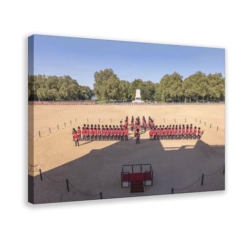 Kunstdruck auf Leinwand, Motiv: Coldstream Guards Parade, 60 x 90 cm Kunstdruck auf Leinwand, Motiv: Coldstream Guards Parade, 60 x 90 cm von CAIFGQ