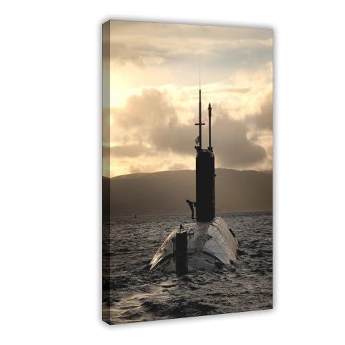 Leinwandposter mit U-Boot Ihrer Majestät HMS Zepter, Wandkunstdruck, Bild, Gemälde, 40 x 60 cm Leinwandposter mit U-Boot Ihrer Majestät HMS Zepter, Wandkunstdruck, Bild, Gemälde, 40 x 60 cm von CAIFGQ