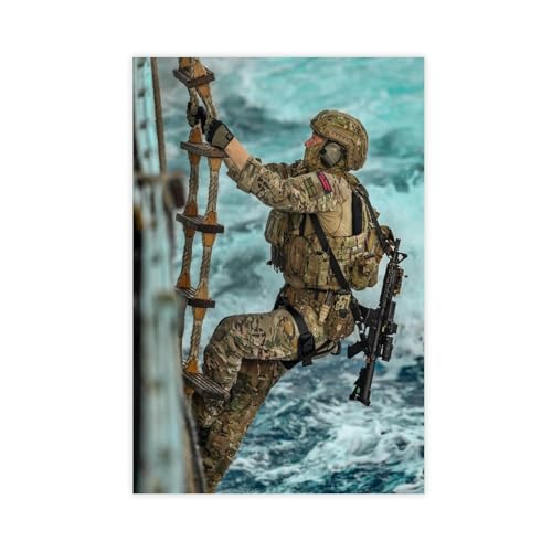 Poster auf Leinwand, Motiv: Schiffskorps, Wandkunstdruck, Gemälde, 40 x 60 cm Poster auf Leinwand, Motiv: Schiffskorps, Wandkunstdruck, Gemälde, 40 x 60 cm von CAIFGQ