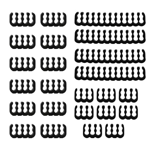 CAIHINIER 24 PCS kabelkämme Hochwertiger PC-Kabelkamm Kabelführung Kabelclips, PSU-Kabelkämme für Verlängerungskabel-Management, 24-Pin 8-Pin 6-Pin für interne PC Computer Kabel CAIHINIER 24 PCS kabelkämme Hochwertiger PC-Kabelkamm Kabelführung Kabelclips, PSU-Kabelkämme für Verlängerungskabel-Management, 24-Pin 8-Pin 6-Pin für interne PC Computer Kabel von CAIHINIER