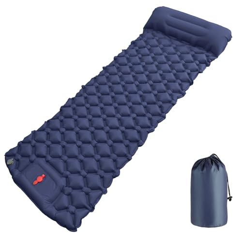 CAIJ Automatische Aufblasbare Campingmatte, Breitere und Dickere Campingmatratze, Pneumatische Fußpumpe Luftmatratze, Ultraleichte Tragbare Matratze für Camping, Strand, Wandern CAIJ Automatische Aufblasbare Campingmatte, Breitere und Dickere Campingmatratze, Pneumatische Fußpumpe Luftmatratze, Ultraleichte Tragbare Matratze für Camping, Strand, Wandern von CAIJ