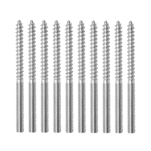 10 Stück Stockschrauben M6 Edelstahl,M6*80mm Doppelkopfschrauben Doppelgewindeschrauben,Stockschraube Mit Gewindestange,Für Möbelbeine Metallbügel Holzbrett Befestigungsmaterial Montagematerial 10 Stück Stockschrauben M6 Edelstahl,M6*80mm Doppelkopfschrauben Doppelgewindeschrauben,Stockschraube Mit Gewindestange,Für Möbelbeine Metallbügel Holzbrett Befestigungsmaterial Montagematerial von CAIKAILIOR