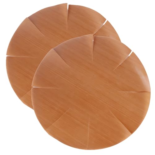 2 Stück Backpapier Wiederverwendbar,Dauerbackfolie Für Backofen,Springform Backmatte,Baking Zubehör,Hitzebeständige,Antihaftbeschichtete,Backfolie,Für Airfryer Heißluftfritteuse Toaster (Rond/40cm) von CAIKAILIOR