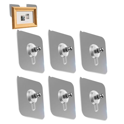 6 Stück Klebenagel,Klebenagel für Bilderrahmen,Bilder Aufhängen Ohne Bohren,Transparent Klebehaken Bilder,Bildaufhänger Selbstklebend,Bilderhaken Selbstklebend,Klebenägel für Bilderwand Poster Fotos 6 Stück Klebenagel,Klebenagel für Bilderrahmen,Bilder Aufhängen Ohne Bohren,Transparent Klebehaken Bilder,Bildaufhänger Selbstklebend,Bilderhaken Selbstklebend,Klebenägel für Bilderwand Poster Fotos von CAIKAILIOR