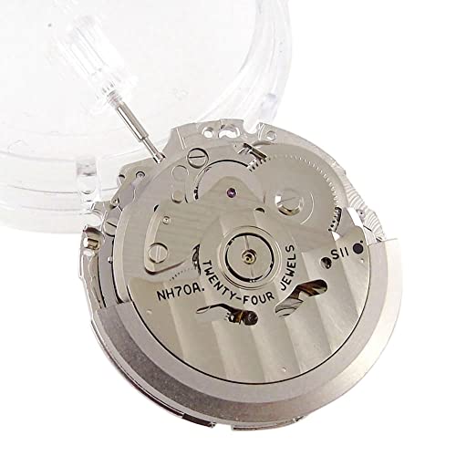 CAIONPLE Japan NH70 / NH70A Hohles Automatik Uhrwerk 21600 BPH 24 Juwelen Hohe Genauigkeit für Mechanische Uhren von CAIONPLE
