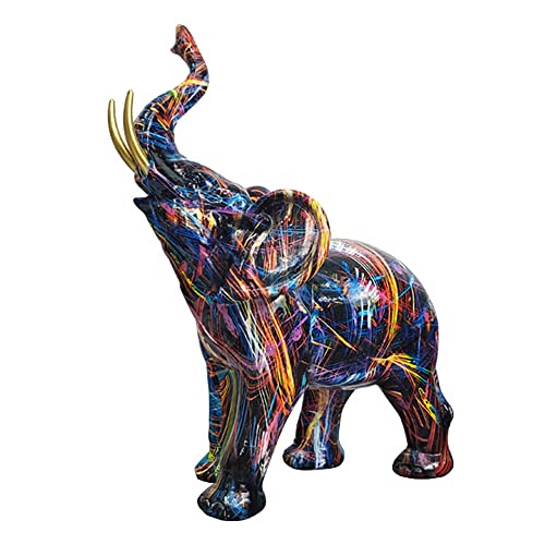 CAIONPLE Nordisch Malerei Graffiti Skulptur Figur Kunst Statue Kreative Harz Tier Statue Dekoration C von CAIONPLE