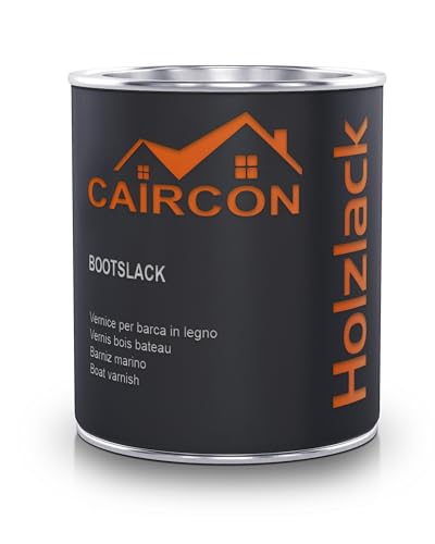 Bootslack für Holz & Metall Yachtlack Bootsfarbe Seidenglänzend - Farblos 750ml von CAIRCON