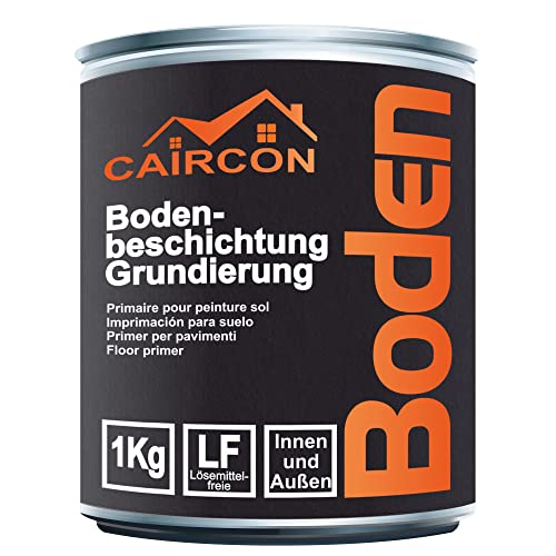 CAIRCON Grundierung für Bodenfarbe Epoxy Haftgrund Tiefengrund Boden Primer 1Kg von CAIRCON