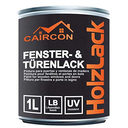 CAIRCON Fenster- & Türenlack Holzfenster Fensterrahmen Farbe Dunkelblau - 750ml von CAIRCON