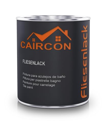 CAIRCON Fliesenlack Anthrazitgrau Fliesenfarbe Badezimmer Küche 1L von CAIRCON