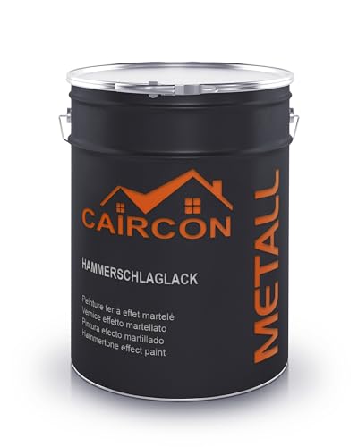 CAIRCON Hammerschlaglack Metallschutzlack Hammerschlag Effektlack Silber 2,5L von CAIRCON