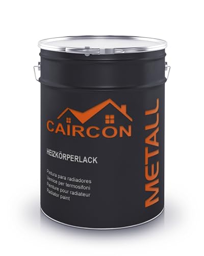 CAIRCON Heizkörperlack Heizkörperfarbe Metallschutzlack Anthrazitgrau 5L von CAIRCON