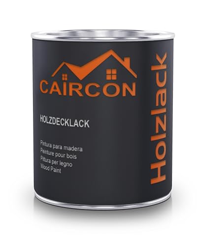 Holzfarbe Holzlack für Innen Außen Möbelfarbe Holzanstrich Rustikal Rot - 750ml von CAIRCON