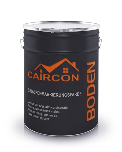 CAIRCON Markierungsfarbe Parkplatzfarbe Straßenmarkierungsfarbe SCHWARZ - 10L von CAIRCON
