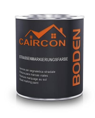 CAIRCON Markierungsfarbe Parkplatzfarbe Straßenmarkierungsfarbe ANTHRAZIT - 750ml von CAIRCON