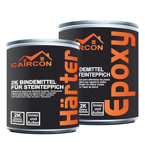 Caircon 2K Bindemittel für Steinteppich Kiesfestiger mit UV-Schutz 1,5Kg von CAIRCON