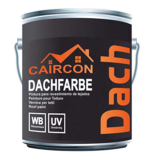 Dachfarbe Sockelfarbe Dachbeschichtung Blechdach Farbe Braun - 5L von CAIRCON