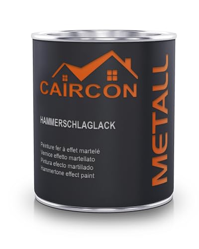 CAIRCON Hammerschlaglack Metallschutzlack Hammerschlag Effektlack Rubinrot 1L von CAIRCON