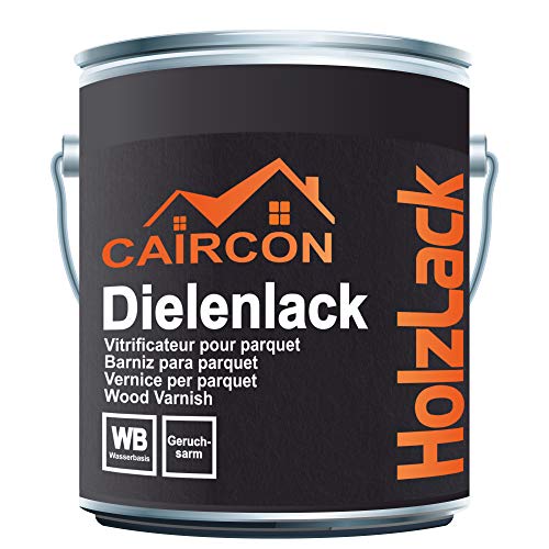 Parkettlack Holzlack Treppenlack Dielenlack Fußbodenlack Klarlack Matt - 2,5L von CAIRCON