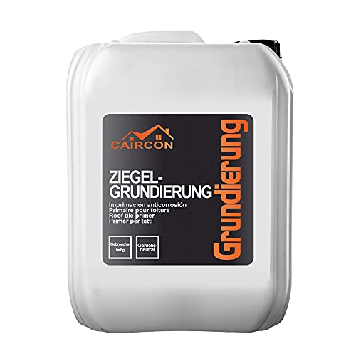 CAIRCON Dach Grundierung Ziegelgrundierung Haftgrund Dachgrundierung Dachziegel 10L von CAIRCON