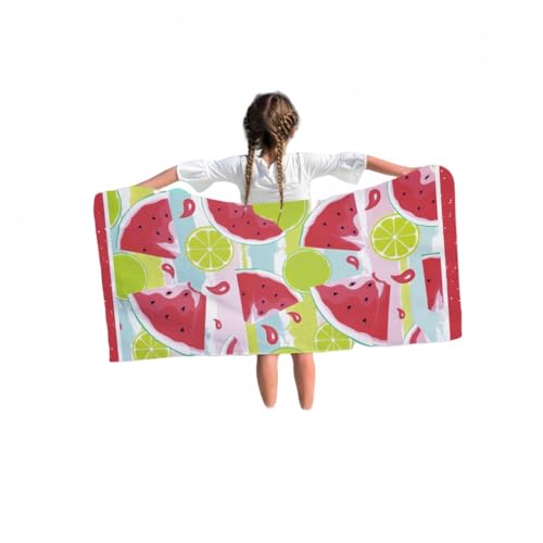 CAIRF Blaue Zitrone Strandtuch,3D Strandhandtuch Wassermelone Zitrone Obst Badetuch Strandlaken Handtuch,Herren Frauen Badetücher,Sommer Kinder Strandtücher CAIRF Blaue Zitrone Strandtuch,3D Strandhandtuch Wassermelone Zitrone Obst Badetuch Strandlaken Handtuch,Herren Frauen Badetücher,Sommer Kinder Strandtücher von CAIRF