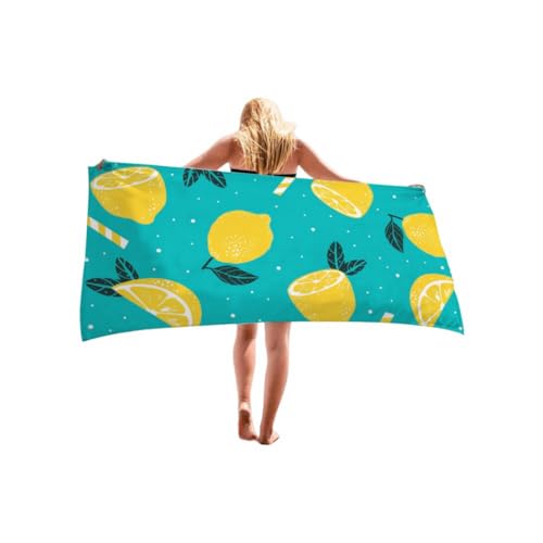 CAIRF Zitrone Obst Strandhandtuch Mikrofaser,Sandfreie Strandhandtuch,Stranddecke,Sommer Strandtücher,Schnelltrocknend Sand Proof Saugfähig Handtücher CAIRF Zitrone Obst Strandhandtuch Mikrofaser,Sandfreie Strandhandtuch,Stranddecke,Sommer Strandtücher,Schnelltrocknend Sand Proof Saugfähig Handtücher von CAIRF