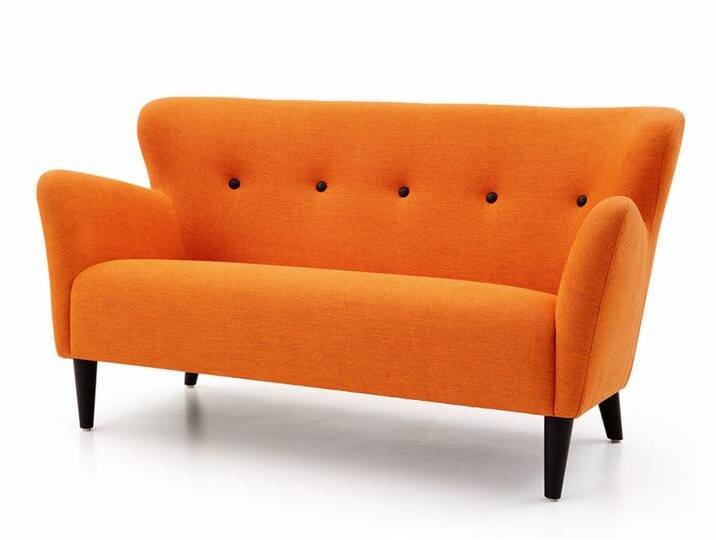 2er-Sofa Happy braun, 81x150x82 cm von CAIRO