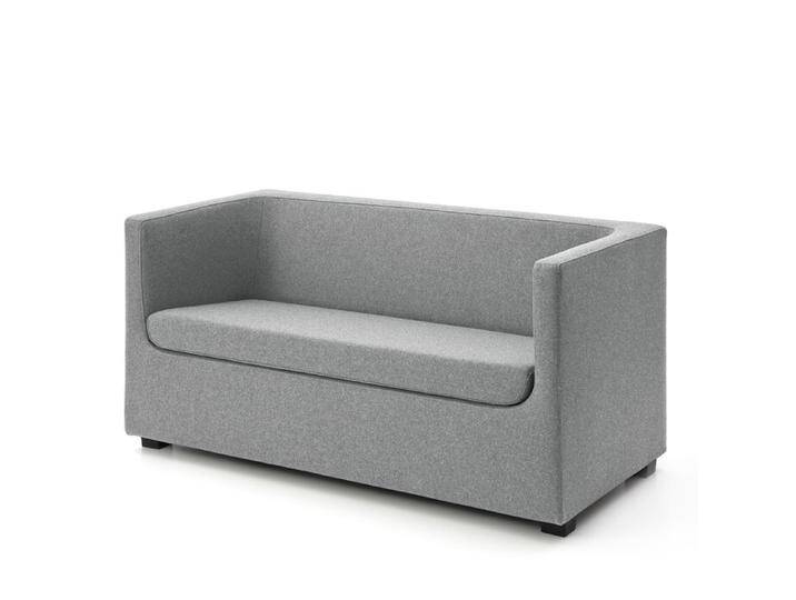 2er-Sofa June grau, Designer Artefakt, 70x140x70 cm von CAIRO
