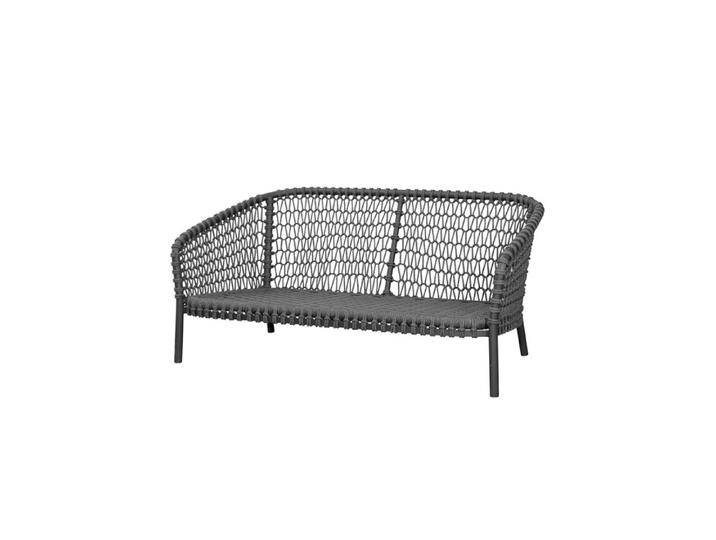 2er Sofa Ocean large Cane-line grau, Designer Cane-line Design-Team, 73x155x90 cm 2er Sofa Ocean large Cane-line grau, Designer Cane-line Design-Team, 73x155x90 cm von CAIRO