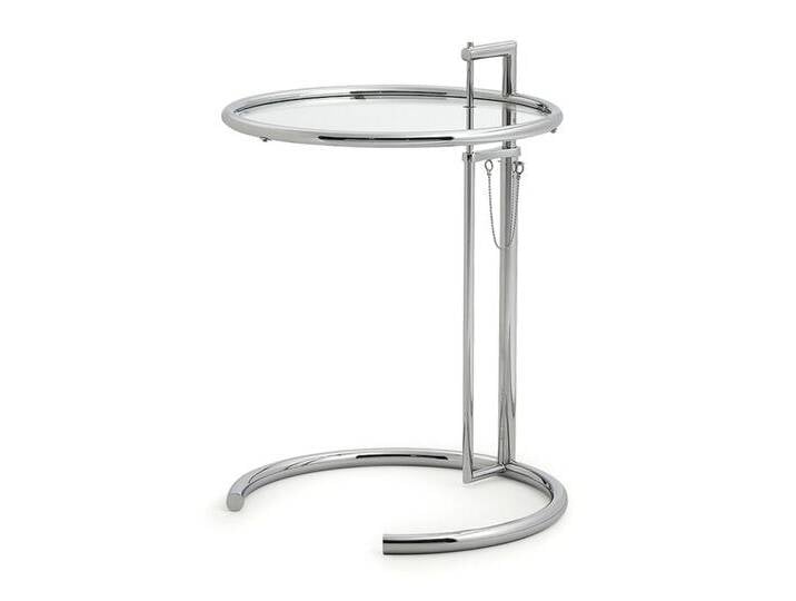 Ablagetisch Adjustable Table ClassiCon silber, Designer Eileen Gray, 64-102 cm von CAIRO