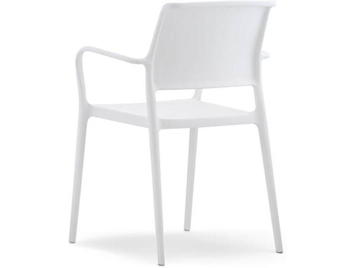 Armlehn-Stuhl Ara Pedrali weiß, Designer Jorge Pensi Design Studio, 83x59.5x56 cm von CAIRO