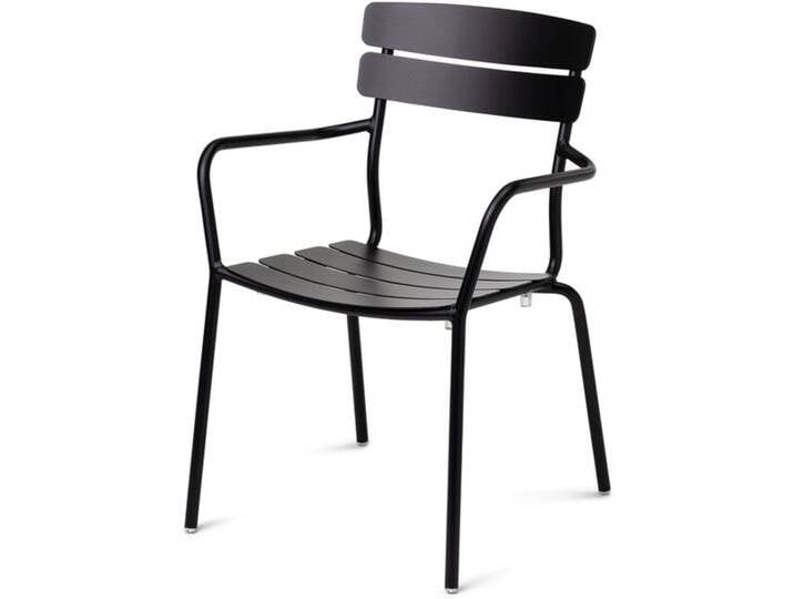 Armlehn-Stuhl Granada schwarz, 83.8x58.7x57.1 cm von CAIRO