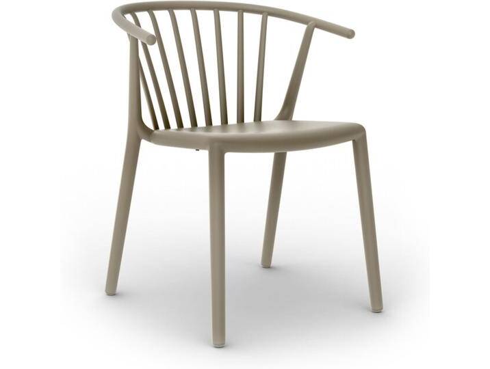 Armlehnstuhl Woody Grupo Resol sand gelb, Designer Josep Lluscà, 74.2x59x56.5 cm von CAIRO